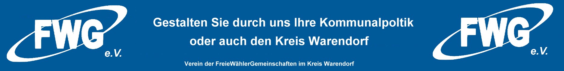 Webseite des Vereins der Freien Wähler